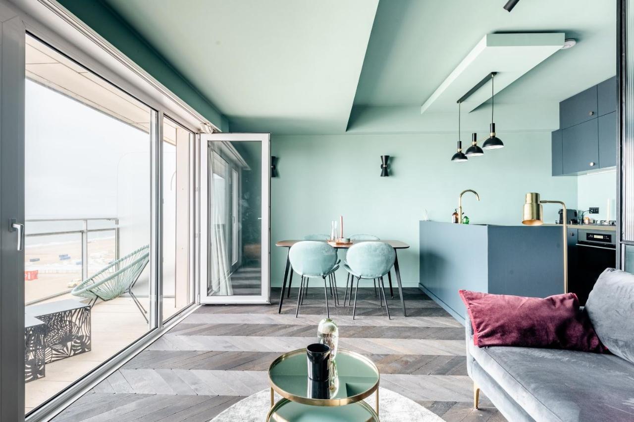 Luxueuze Suite Met Frontaal Zeezicht Knokke-Heist Exterior foto