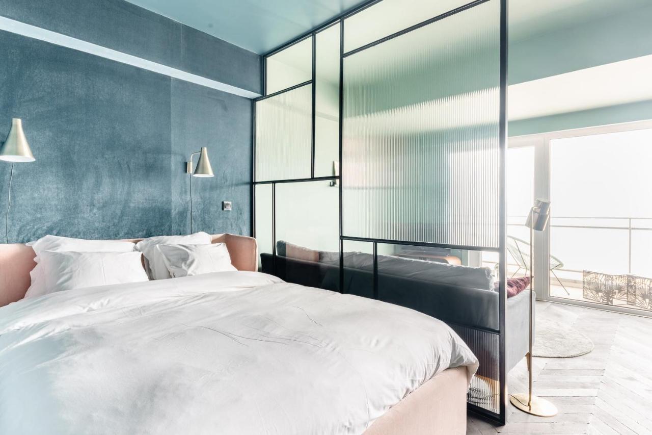 Luxueuze Suite Met Frontaal Zeezicht Knokke-Heist Exterior foto
